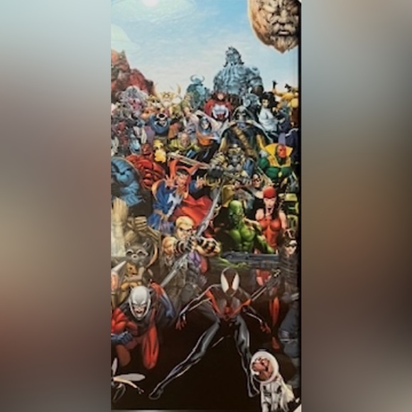 Marvel Superheroes Character Collage Framed Print - Picture 4 of 6